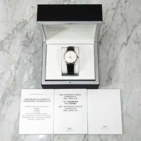 [새상품][신상]IWC(아이더블유씨) IW356517 19년 포르토피노 오토매틱 가죽밴드 남성 시계