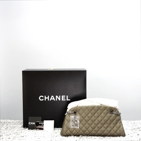 [미사용]Chanel(샤넬) A49854 CC 캐비어 마드모아젤 미듐 체인 숄더백FGP