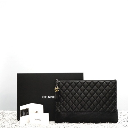 [새상품]Chanel(샤넬) A84288 가브리엘 블랙 라지 클러치백aa02750