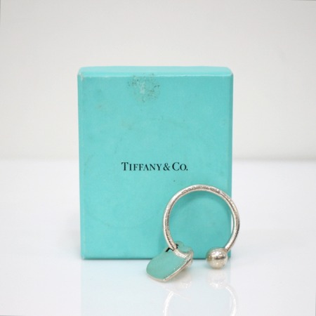 Tiffany(티파니) 실버 하트 태그 키링aa03328