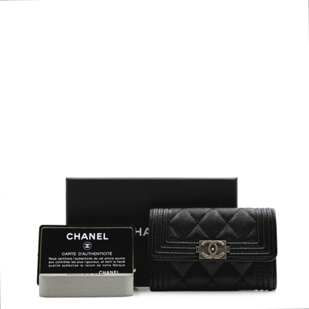 [새상품]Chanel(샤넬) A80603 보이샤넬 플랩 카드홀더 지갑aa08065