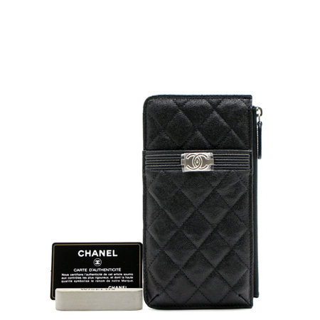 [새상품]Chanel(샤넬) AP1337 보이샤넬 캐비어 핸드폰 파우치aa09711