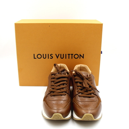 Louis Vuitton(루이비통) 브라운 레더 런어웨이 스니커즈aa07970