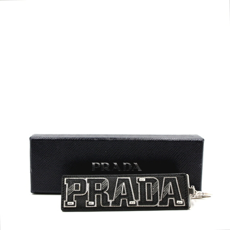 [새상품]Prada(프라다) 2TL254 사피아노 로고 키링 백참aa07515