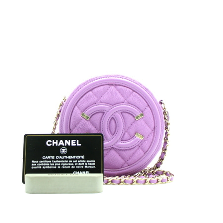 Chanel(샤넬) AP0365 타임리스 캐비어 원형(탬버린백) 크로스백aa15983