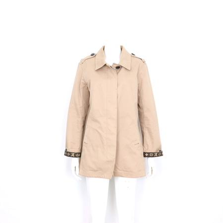 Louis Vuitton(루이비통) 모노그램 코튼 싱글 트렌치 여성 코트aa20995