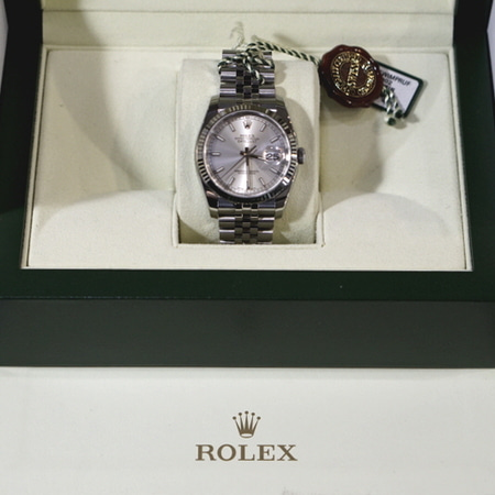 Rolex(롤렉스) 116234 DATEJUST(데이저스트) 실버 바인덱스 스틸 남성용 시계