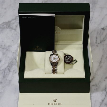 Rolex(롤렉스) 179173 18K 골드콤비 DATEJUST 데이저스트 10포인트 다이아 여성용 시계