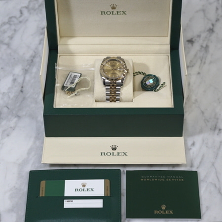 Rolex(롤렉스) 116233 18K 골드콤비 DATEJUST 데이저스트 샴페인 남성 시계
