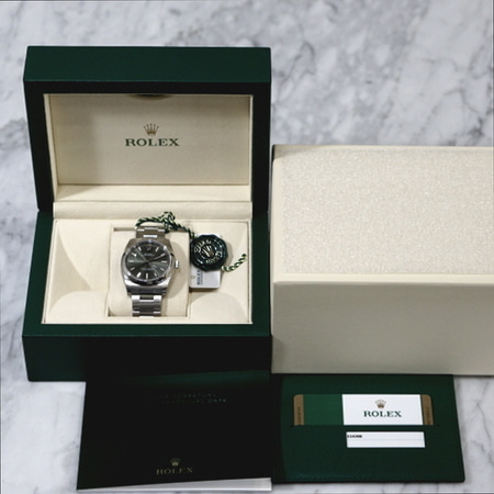 [백화점미개봉새상품]Rolex(롤렉스) 114200 OYSTER PERPETUAL(오이스터 퍼페츄얼) 올리브그린 시계