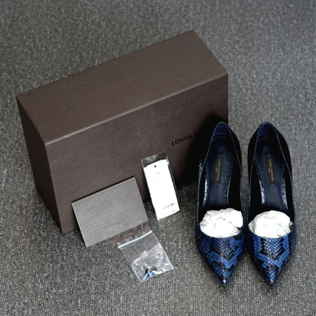 Louis Vuitton(루이비통) 484051 파이톤(비단뱀) EYELINE 펌프스 여성 구두