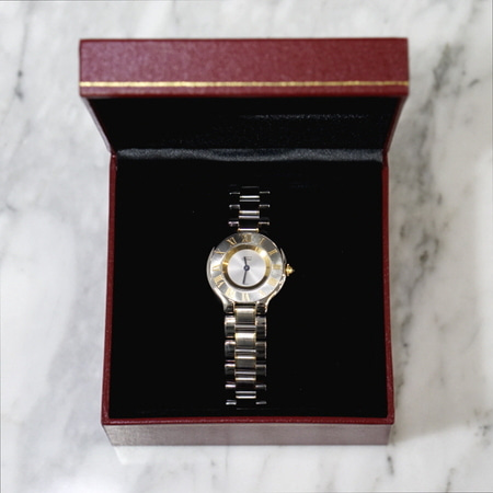 Cartier(까르띠에) W10073R6 21c(21세기) 18K 콤비 여성용 시계
