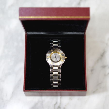 Cartier(까르띠에) W10072R6 21c(21세기) 18K 콤비 남여공용 시계
