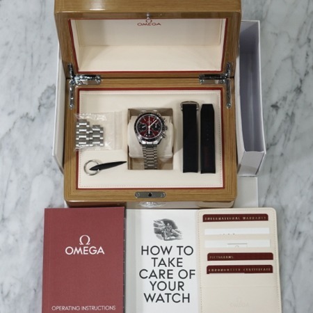 [신상]Omega(오메가) 326.30.40 신형 스피드마스터 레이싱 크로노 오토매틱 남성 시계