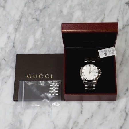 Gucci(구찌) YA126401 G-TIMELESS(타임리스) 쿼츠 스틸 남성 시계