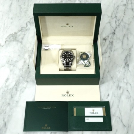Rolex(롤렉스) 116334 DATEJUST2(데이저스트2) 41mm 스틸 블랙판 남성 시계