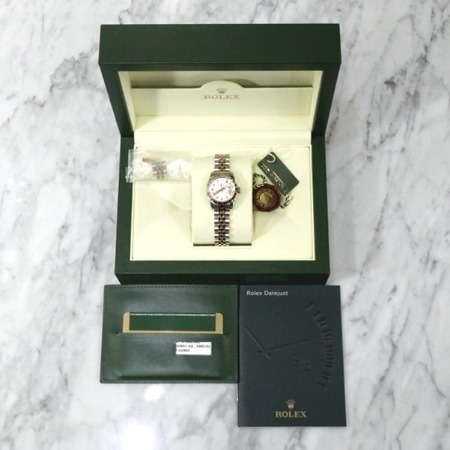 Rolex(롤렉스) 179171 18K핑크골드 콤비 DATEJUST(데이저스트) 10포인트 다이아 여성 시계