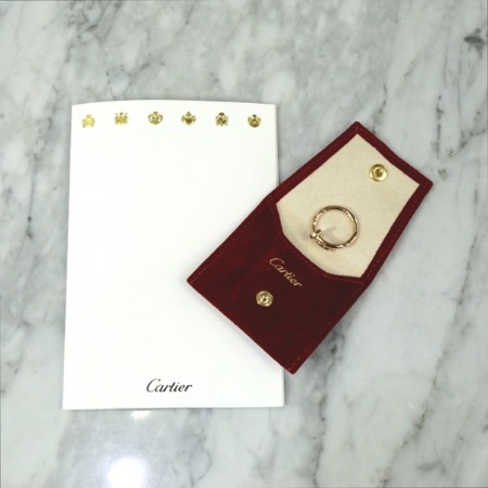 Cartier(까르띠에) B40925 18k 핑크골드 저스트 앵끌루 링 반지 - 19호