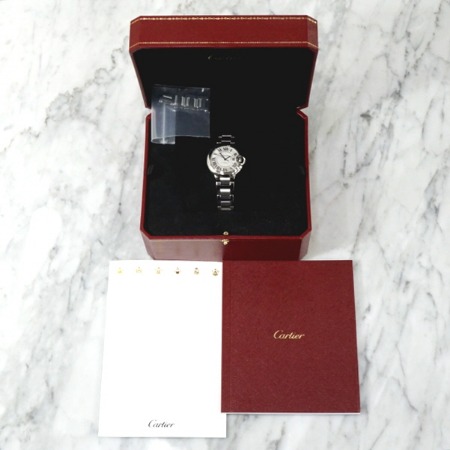 [19신상]Cartier(까르띠에) W6920071 발롱블루 33mm 오토매틱 스틸 여성 시계