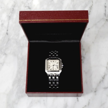 Cartier(까르띠에) 팬더 드 까르띠에 라지 스틸 남여공용 시계