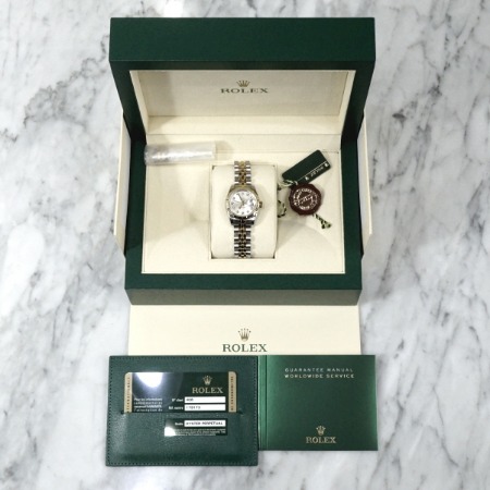 Rolex(롤렉스) 179173 18K골드콤비 DATEJUST(데이저스트) 10포인트 다이아 여성 시계