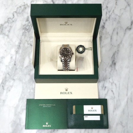 [신상]Rolex(롤렉스) 126331 DATEJUST(데이저스트) 18K에버로즈골드 초코판 다이아 41mm 남성 시계