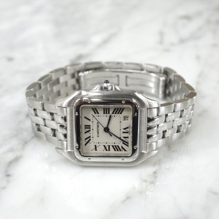 Cartier(까르띠에) 팬더 드 까르띠에 MM(미듐) 스틸 남여공용 시계