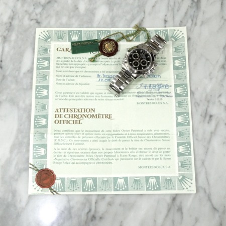 Rolex(롤렉스) 116520 DAYTONA(데이토나) 블랙판 스틸 남성 시계