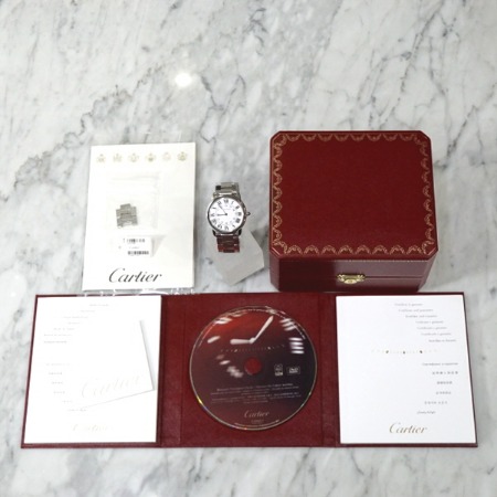 Cartier(까르띠에) W6701005 RONDE SOLO 롱드 솔로 드 까르띠에 스틸 쿼츠 남성 시계