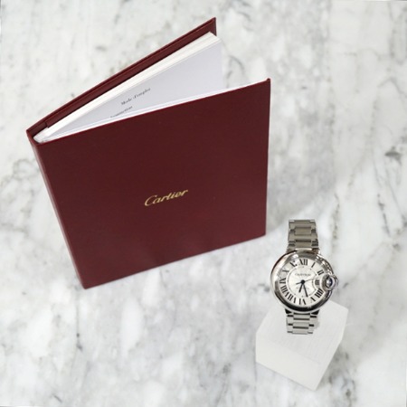 Cartier(까르띠에) W6920071 발롱블루 33mm 오토매틱 스틸 여성 시계