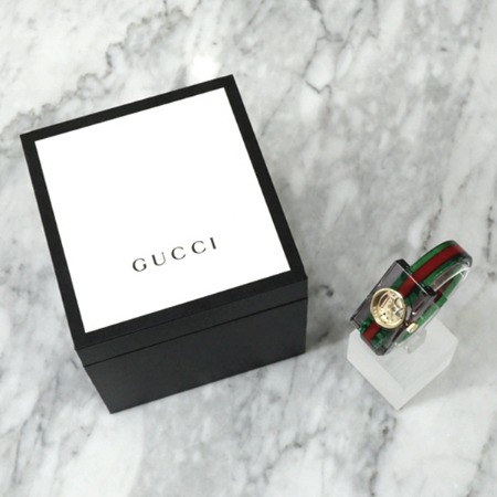 Gucci(구찌) YA143501 18시즌한정 플렉시글라스 여성 시계