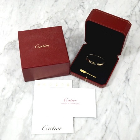 Cartier(까르띠에) B60359 18K골드 다이아 LOVE 러브 브레이슬릿 팔찌
