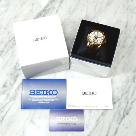 SEIKO(세이코) SNP096 프리미어 키네틱 퍼페츄얼 남성 시계