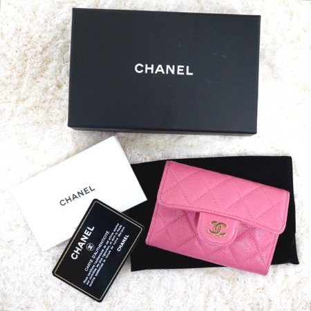 Chanel(샤넬) A80799 CC 클래식 캐비어 카드명함 지갑
