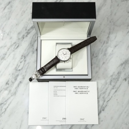 IWC(아이더블유씨) IW391007 포르토피노 크로노그래프 가죽밴드 남성 시계