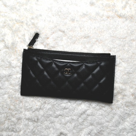 [새상품][신상]Chanel(샤넬) AP0227 클래식 캐비어 장지갑 겸 슬림파우치