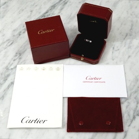 Cartier(까르띠에) B40851 18K 화이트골드 웨딩밴드 러브링 반지-11호aa00798