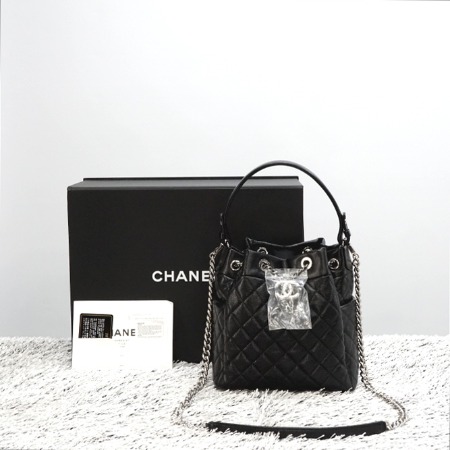 [신상]Chanel(샤넬) A91273 19시즌 캐비어 드로스트링 투웨이 토트백 겸 숄더백aa01626