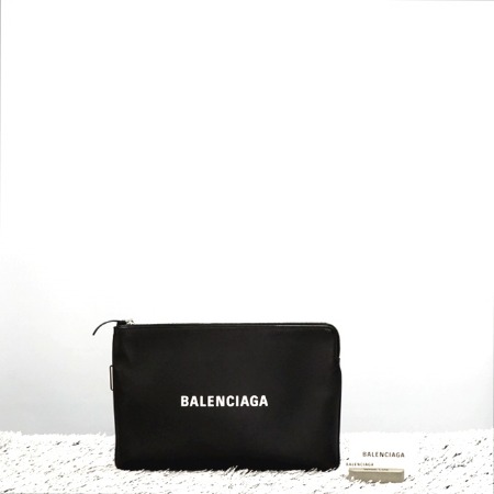 Balenciaga(발렌시아가) 492467 에브리데이 블랙 라지 집업 클러치백aa01950