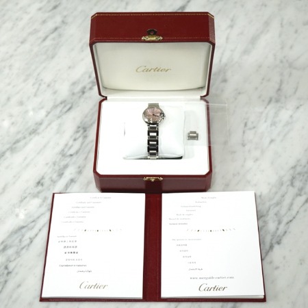 Cartier(까르띠에) W6920038 핑크 발롱블루 28mm 여성 시계aa03787