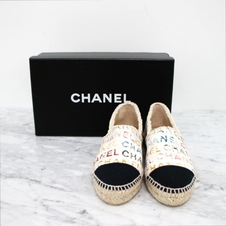 [새상품]Chanel(샤넬) G29762 멀티 이니셜 로고 여성 에스파듀aa06466