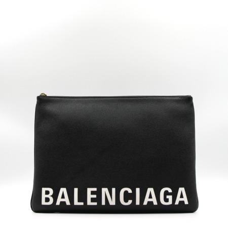 Balenciaga(발렌시아가) 579550 로고 프린팅 라지 빌 클러치백aa06700