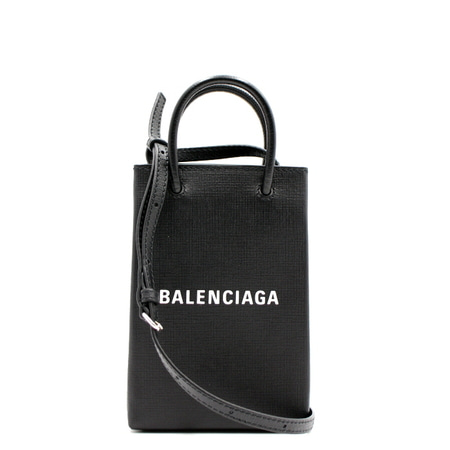 Balenciaga(발렌시아가) 593826 로고 미니 폰홀더 지갑 크로스백aa10435