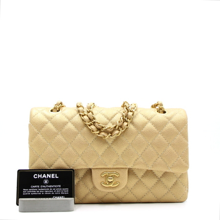 Chanel(샤넬) A01112 캐비어 클래식 미듐 금장체인 숄더백aa11525