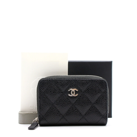 Chanel(샤넬) AP0216 캐비어 클래식 지퍼 카드 지갑aa12518
