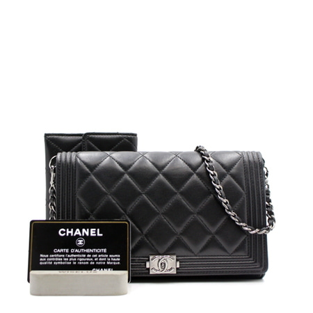 Chanel(샤넬) A80382 램스킨 보이샤넬 숏체인 WOC 숄더백 겸 클러치백aa12505