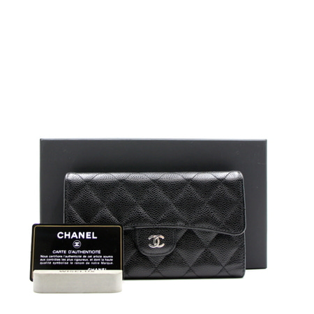Chanel(샤넬) A31506 캐비어 CC 클래식 플랩 여성 장지갑aa12578