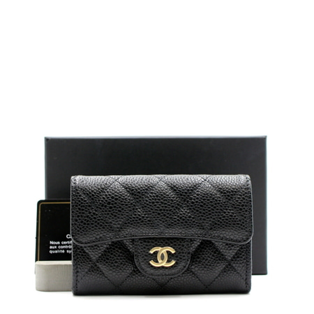 [새상품]Chanel(샤넬) A80799 캐비어 클래식 카드홀더 지갑aa12475