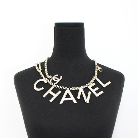 [미사용]Chanel(샤넬) 19시즌 CHANEL 이니셜 로고 체인 벨트 겸 목걸이aa13790