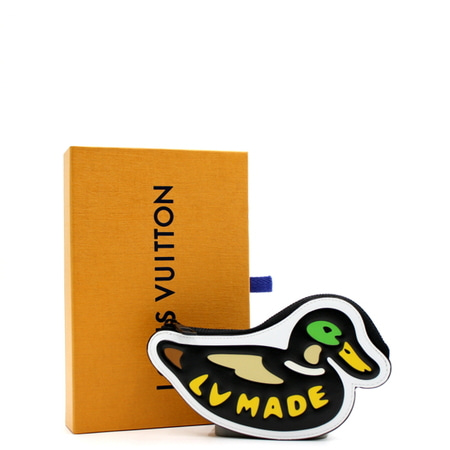 [미사용]Louis Vuitton(루이비통) X니고 N60388 덕 코인 카드 폴더 백참aa16702